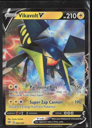 SWSH03: Darkness Ablaze #060/189 Vikavolt V