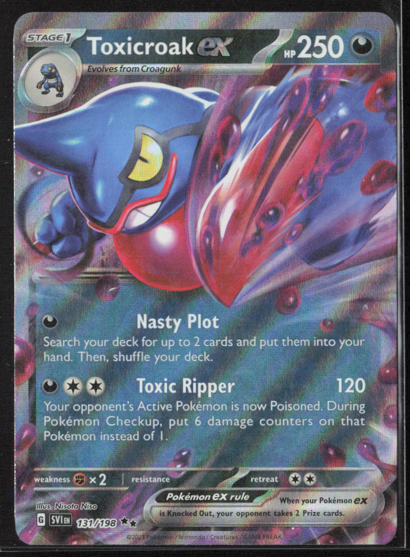 SV01: Scarlet & Violet Base Set #131/198 Toxicroak ex