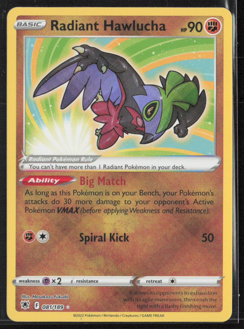 Prize Pack Series Cards #081/189 Radiant Hawlucha