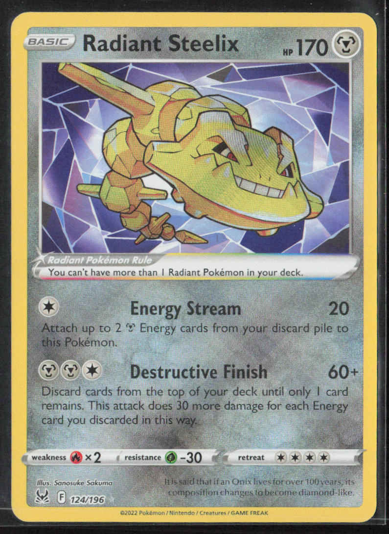 SWSH11: Lost Origin #124/196 Radiant Steelix