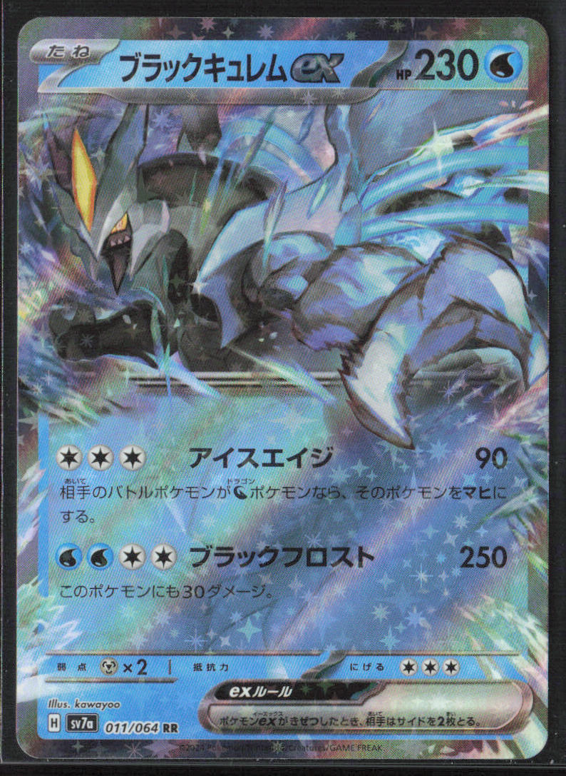 Pokémon Japanese Black Kyurem ex #011/064