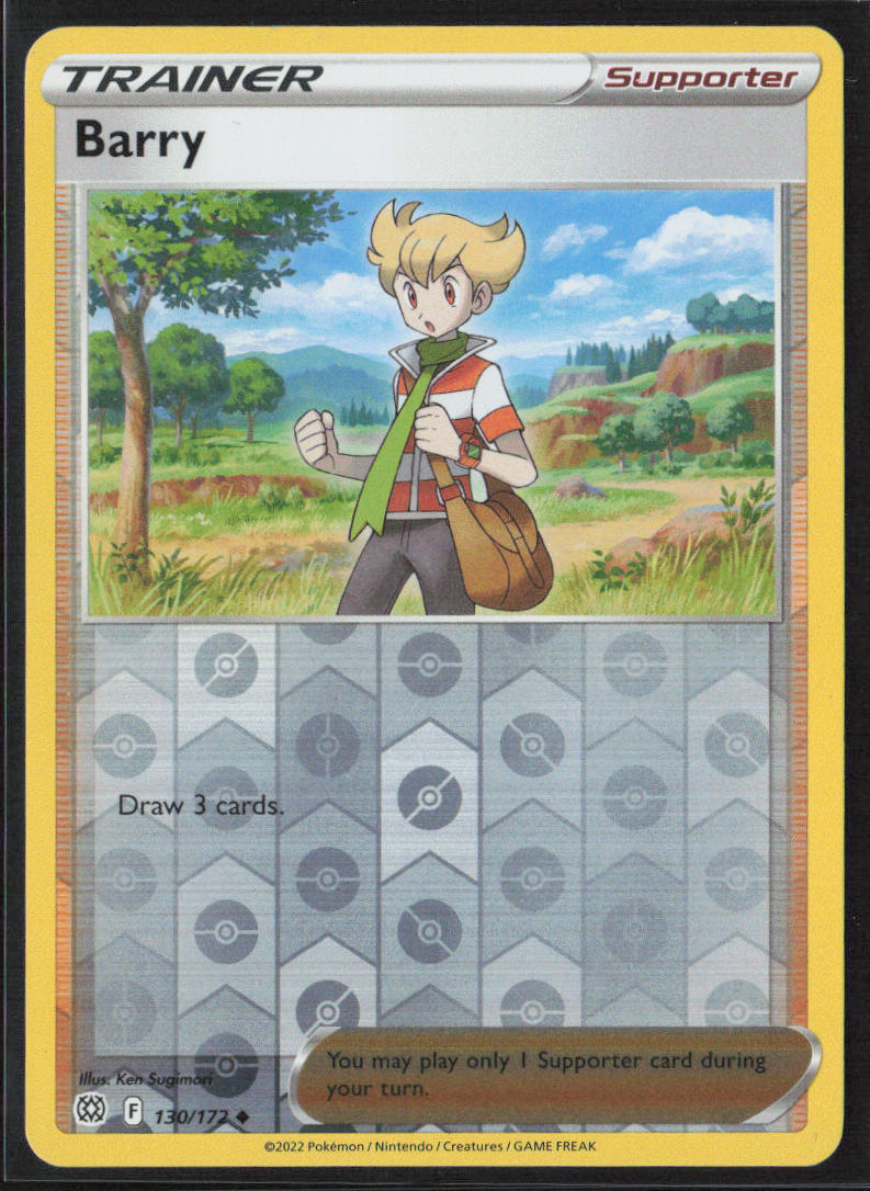 Pokémon Brilliant Stars Barry #130/172 Reverse Holo