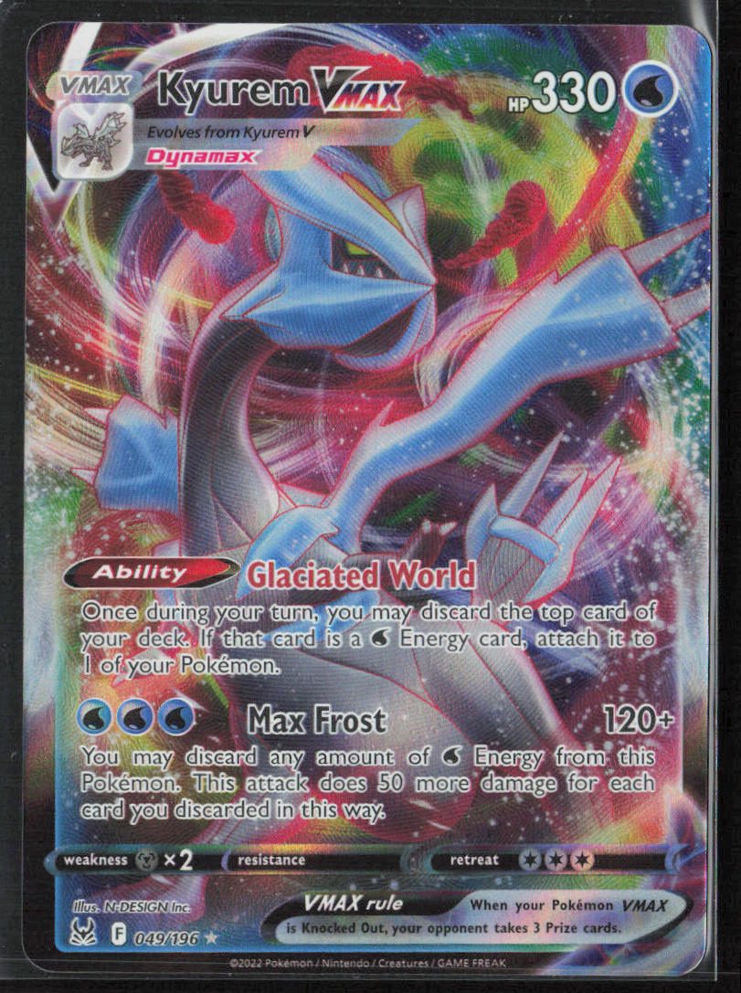 Prize Pack Series Cards #049/196 Kyurem VMAX