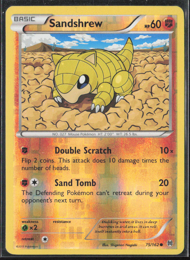 XY - BREAKthrough #75/162 Sandshrew