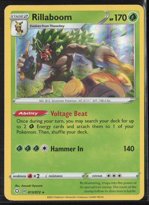 League & Championship Cards #014/202 Rillaboom (Pokemon League)