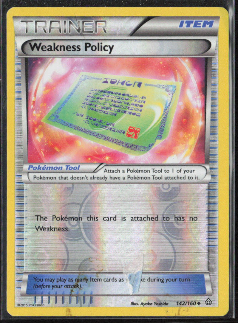 XY - Primal Clash #142/160 Weakness Policy