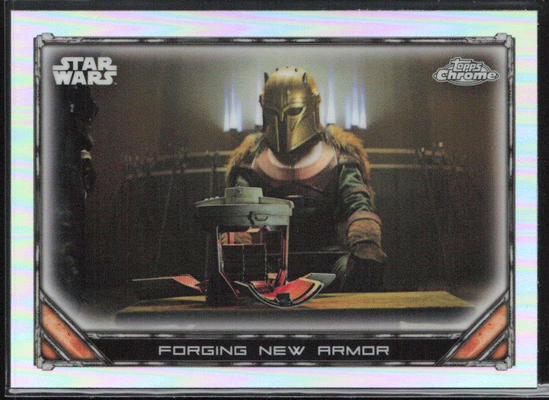 2021 Topps Star Wars: Mandalorian Season 1 and 2 Euro Edition #23 Forging  Armor