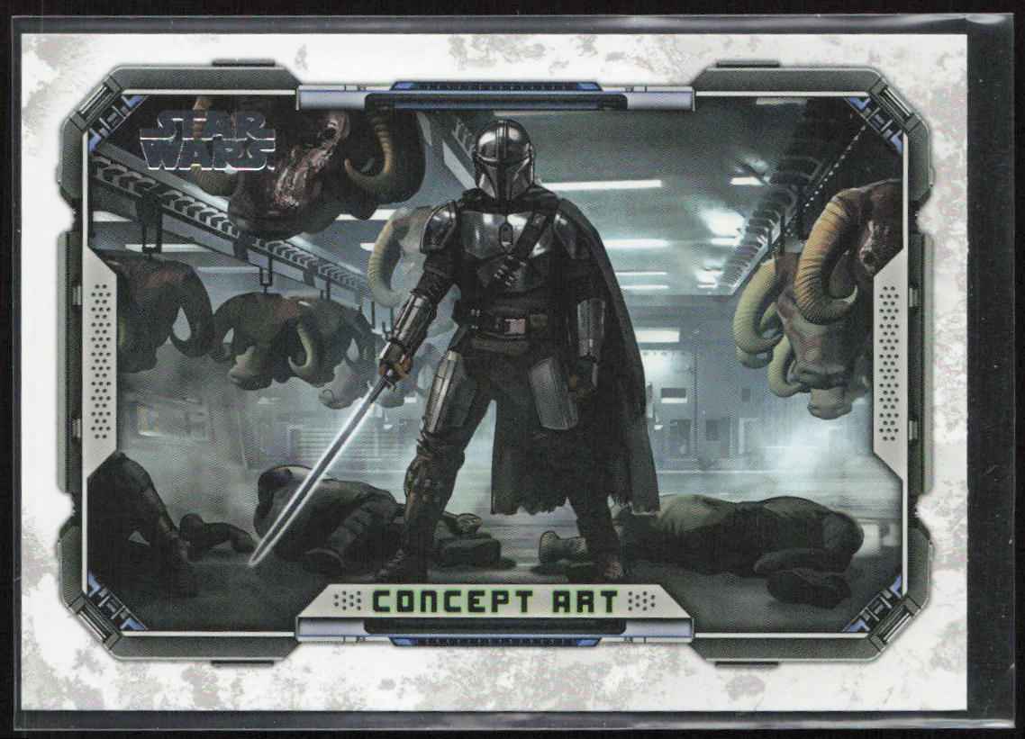 2022 Star Wars: The Book of Boba Fett #CA-9 The Mandalorian Concept Art