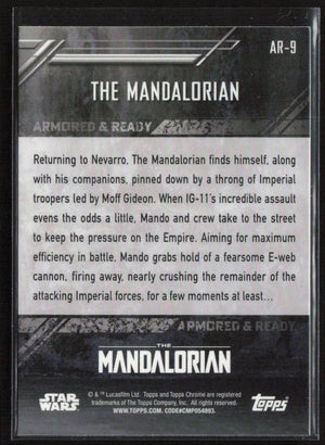 2021 Topps Star Wars: The Mandalorian Season 1 and 2 European Edition #AR-9