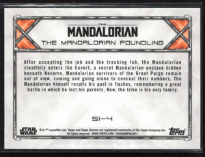 2020 Topps Star Wars: The Mandalorian Season 1 #6 The Mandalorian Foundling