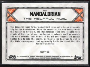 2020 Topps Star Wars: The Mandalorian Season 1 #8 The Helpful Kuiil