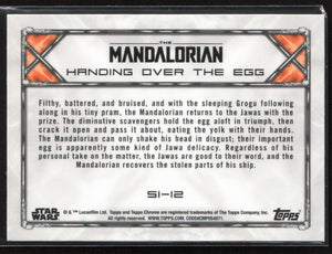 2020 Star Wars: The Mandalorian Season 1 #24 Handing over the Egg