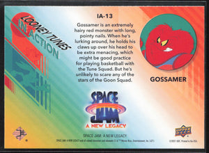 2021 Upper Deck Space Jam: A New Legacy #IA-13 Gossamer Looney Tunes In Action