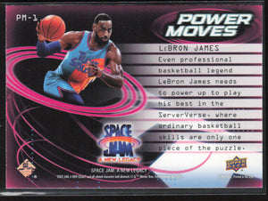 2021 Upper Deck Space Jam: A New Legacy #PM-1 LeBron James Power Moves