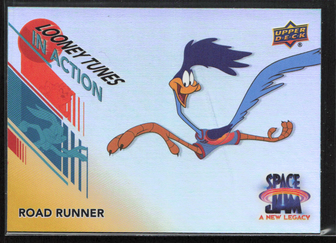 2021 Upper Deck Space Jam: A New Legacy #IA-8 Road Runner Looney Tunes In Action