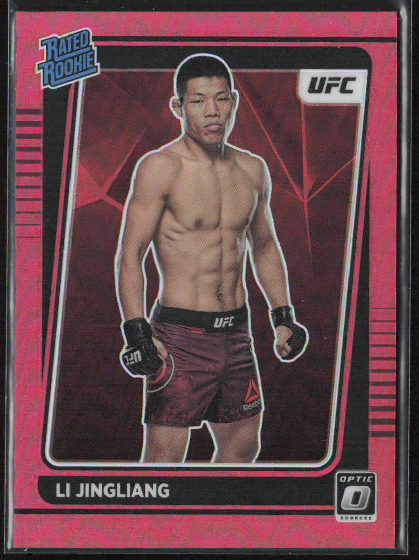 2022 Donruss Optic UFC #113 Li Jingliang Red /199