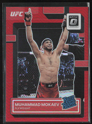 2023 Donruss Optic UFC #141 Muhammad Mokaev Red /199