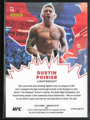 2023 Donruss Optic UFC #144 Dustin Poirier