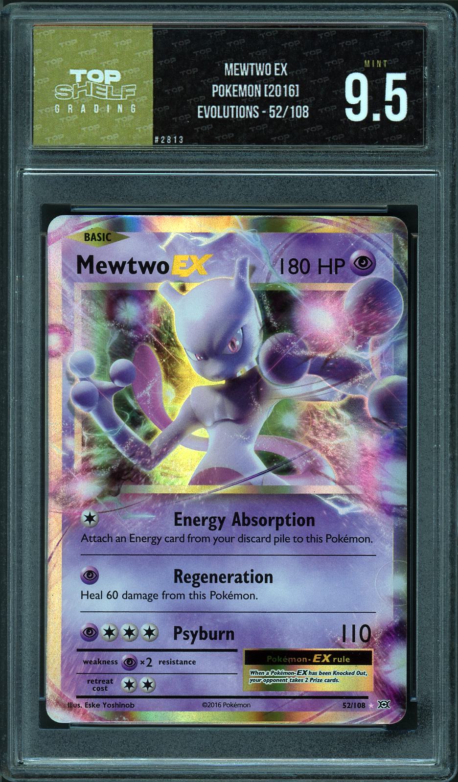 Pokemon 120161 #52/108 Mewtwo EX Other 9.5