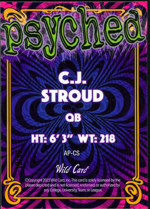 Alumination #AP-CS CJ Stroud Psyched /99