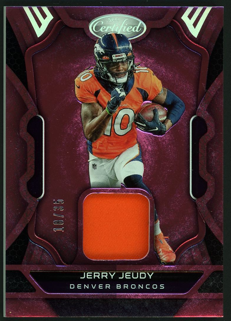 2022 Certified #MM-JEJ Jerry Judy Player Worn Patch /35