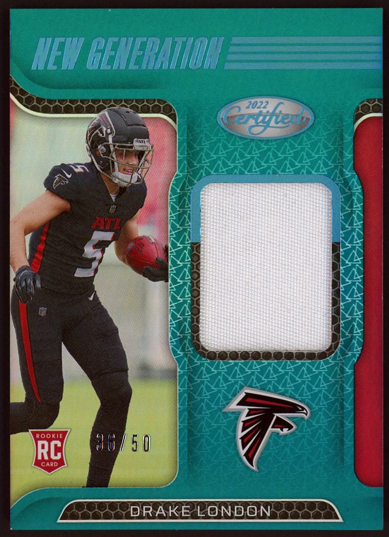 2022 Certified #NGL-DL Drake London Patch /50