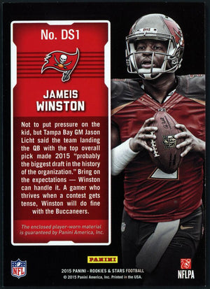 2015 Panini Rookies & Stars #DS1 Jameis Winston Dress For Success Player Worn