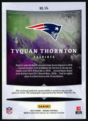 2022 Origins #174 Tyquan Thornton RPA