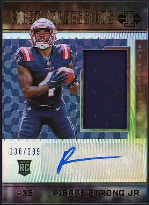 2022 Illusions #124 Pierre Strong Jr First Impressions RPA /299