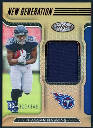 2022 Certified #NGJ-HH Hassan Haskins Patch /349