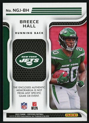 2022 Certified #NGJ-BH Breece Hall Patch /349