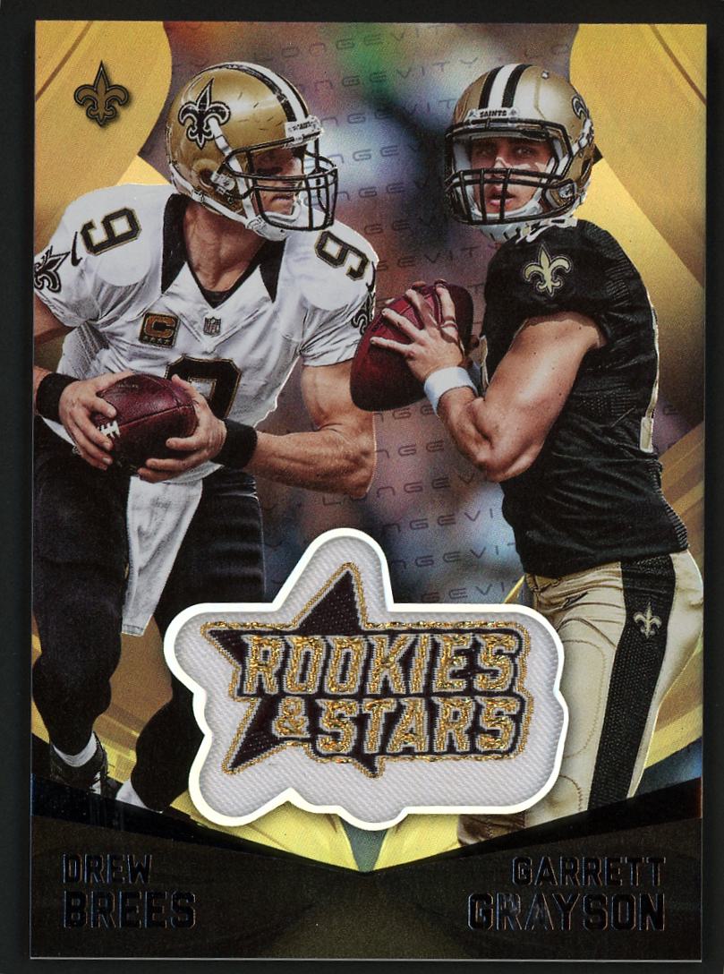 2015 Panini Rookies & Stars #EP9 Drew Brees / Garrett Grayson Longevity