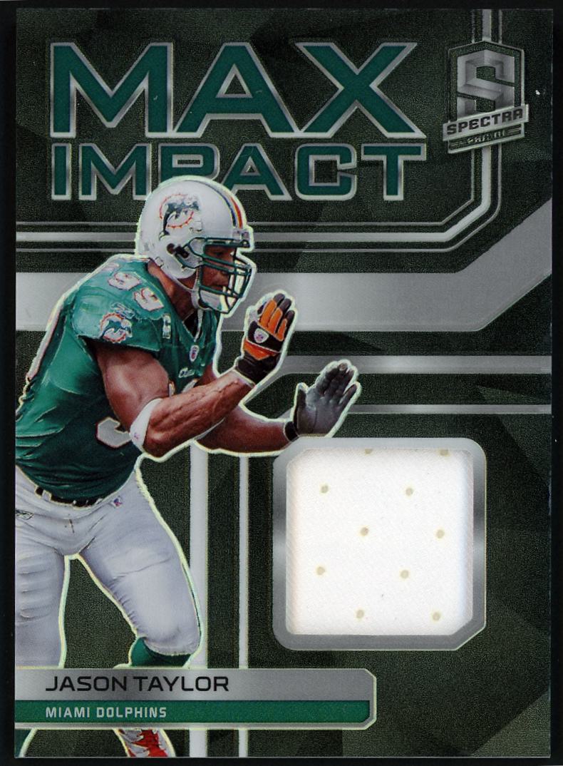 2022 Spectra #MI-JAT Jason Taylor /99 Player Worn Patch