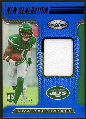 2022 Certified #NGJ-AG Sauce Gardner Patch /75