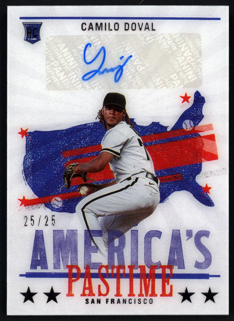 Chronicles America's Pastime #Ap-DO Camilo Doval Rookie Auto /25