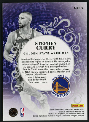 2021-22 Illusions #2 Stephen Curry