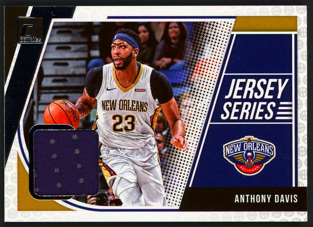 2018-2019 DONRUSS #JS-ADV Anthony Davis Game Worn Patch