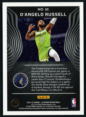 2021-22 Panini Illusions #25 D'Angelo Russell Bronze