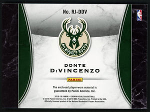 2018-19 Panini Crown Royale #RJ-DDV Donte DiVincenzo Rookie Jerseys