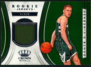 2018-19 Panini Crown Royale #RJ-DDV Donte DiVincenzo Rookie Jerseys