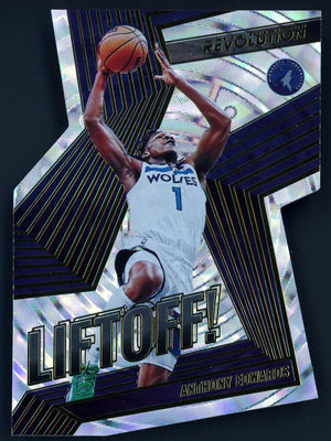 2021-22 Panini Revolution #4 Anthony Edwards Liftoff!