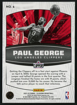 2021-22 Illusions #6 Paul George Operation Detonation