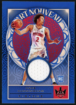 2021-22 Panini Court Kings #AN-CCA Cade Cunningham Art Nouveau