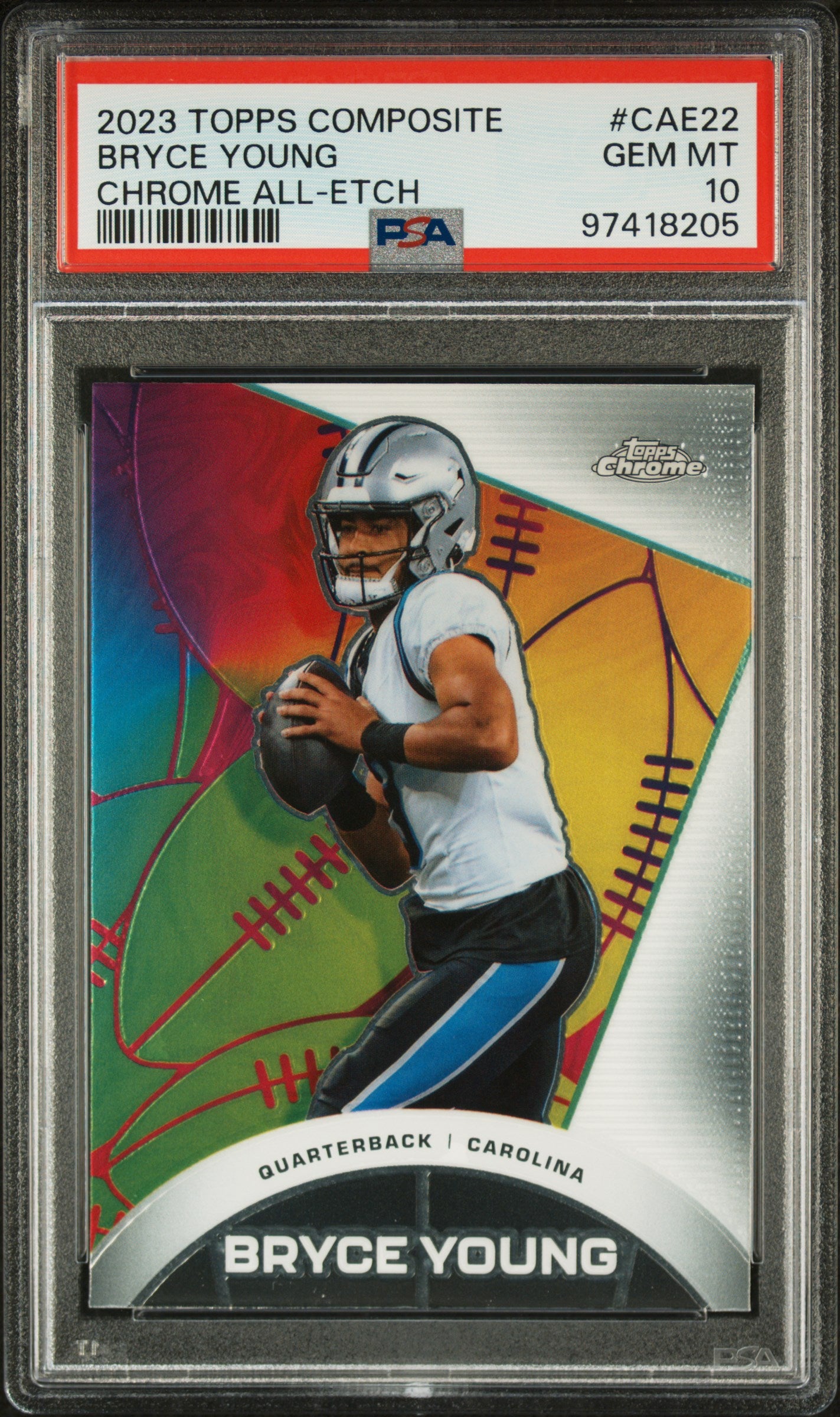 2023 Topps Composite Chrome All-Etch #CAE22 Bryce Young PSA 10