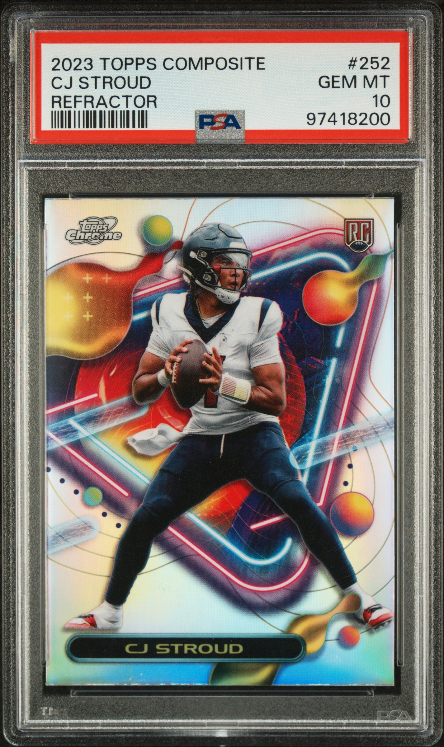 2023 Topps Composite #252 Cj Stroud Refractor PSA 10