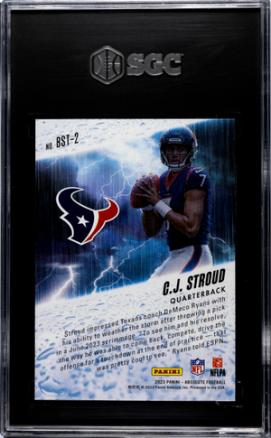 2023 Panini Absolute #BST-2 Cj Stroud By Storm SGC 10