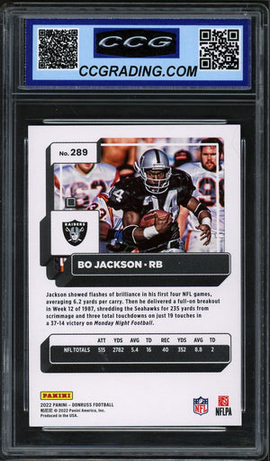 2022 donruss #289 Bo Jackson CCG 10