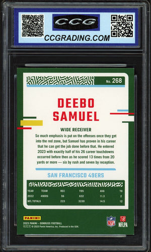 2023 Donruss #268 Deebo Samuel CCG 10