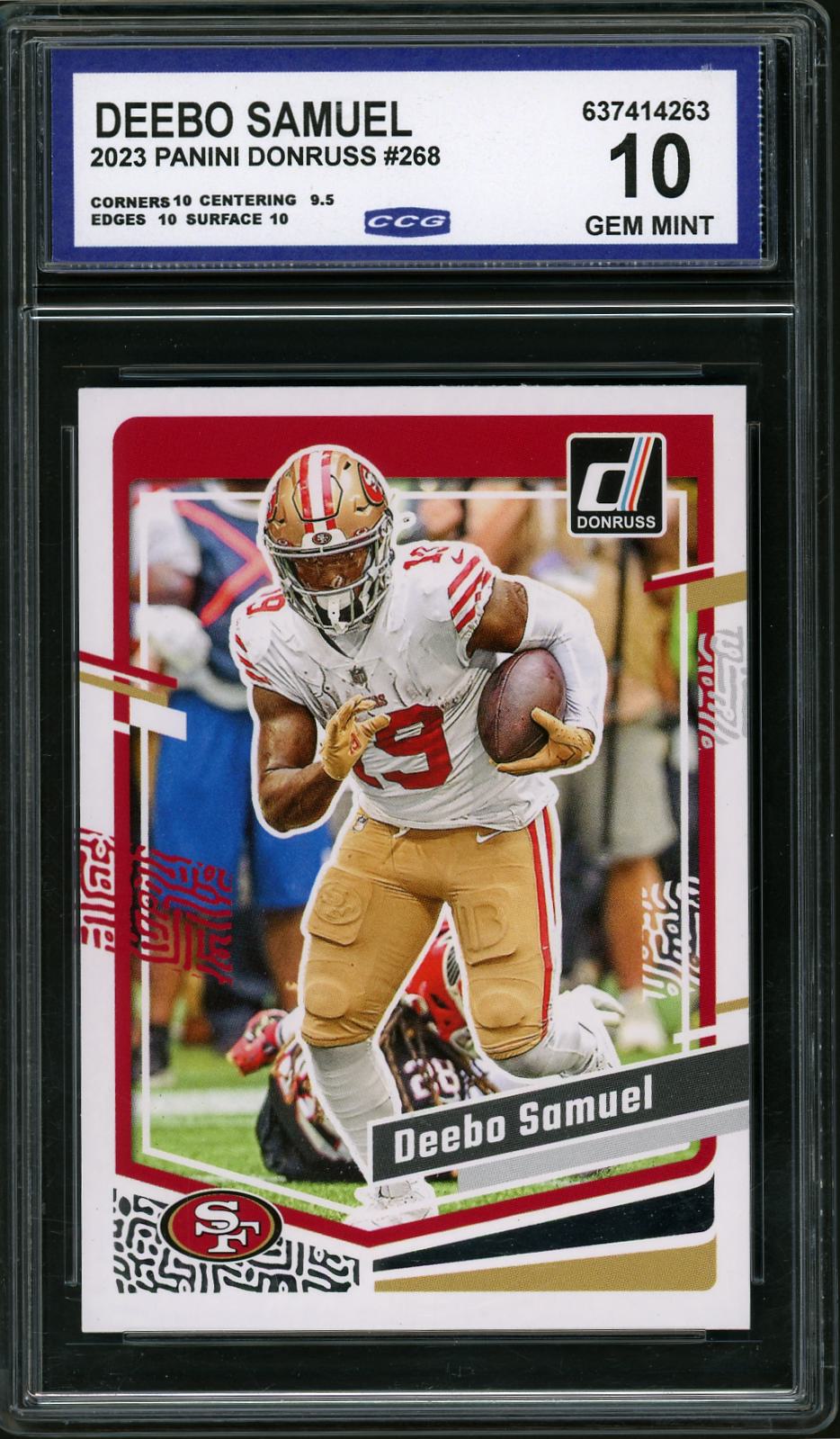 2023 Donruss #268 Deebo Samuel CCG 10