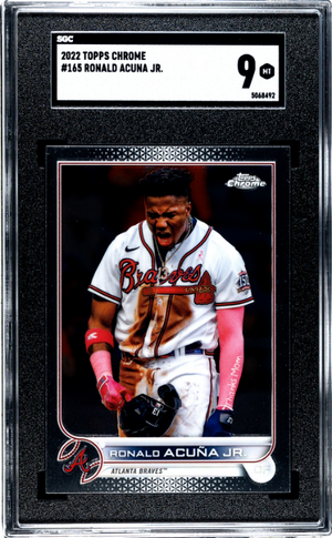 2022 Topps Chrome #165 Ronald Acuna Jr. PSA 9